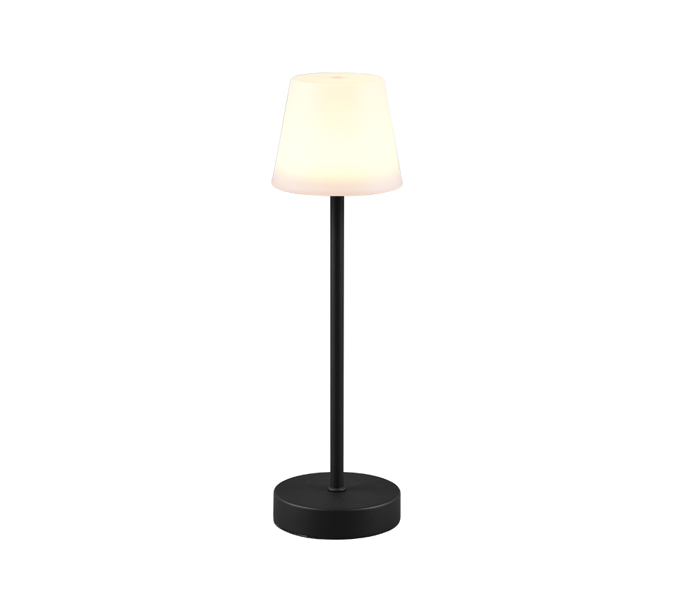 MARTINEZ | Table lamp | Black mat | Plastic