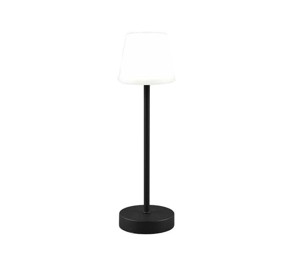 MARTINEZ | Table lamp | Black mat | Plastic
