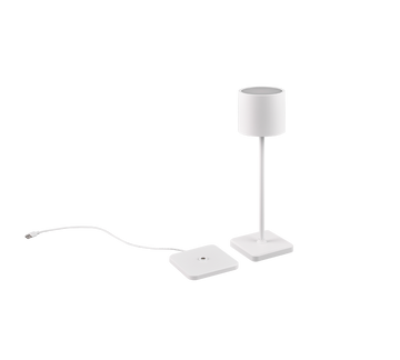 FERNANDEZ | Table lamp | White mat | Plastic
