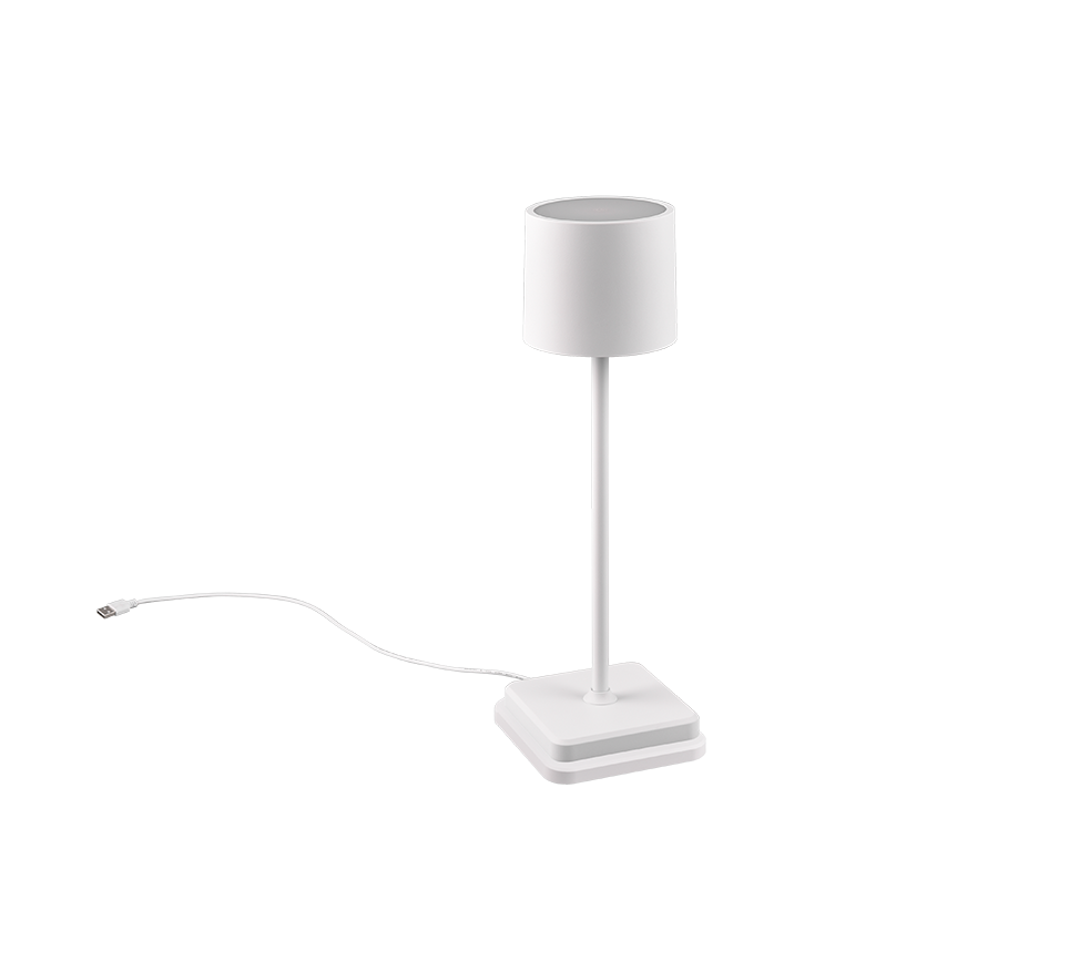 FERNANDEZ | Table lamp | White mat | Plastic