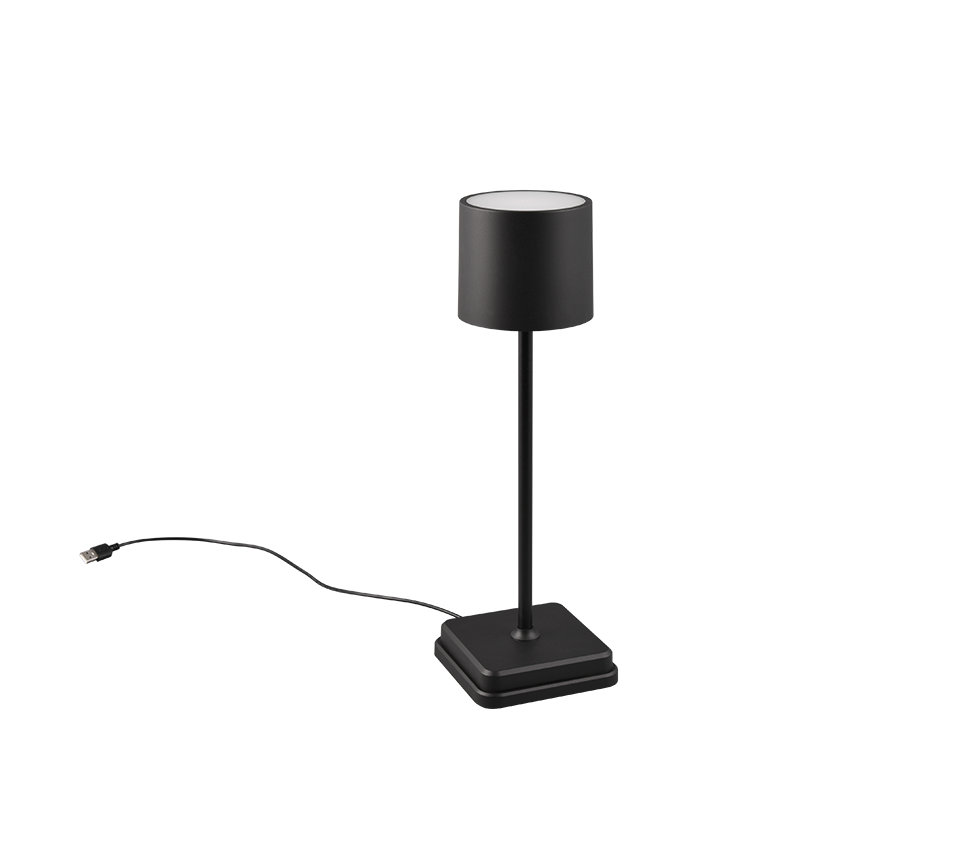 FERNANDEZ | Table lamp | Black mat | Plastic