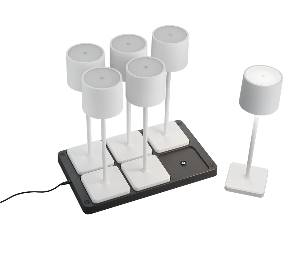 FERNANDEZ | Table lamp | White mat | Plastic