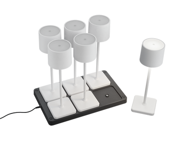 FERNANDEZ | Table lamp | White mat | Plastic