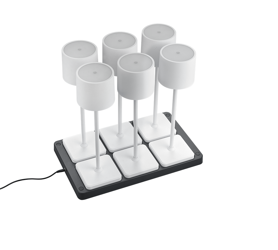 FERNANDEZ | Table lamp | White mat | Plastic