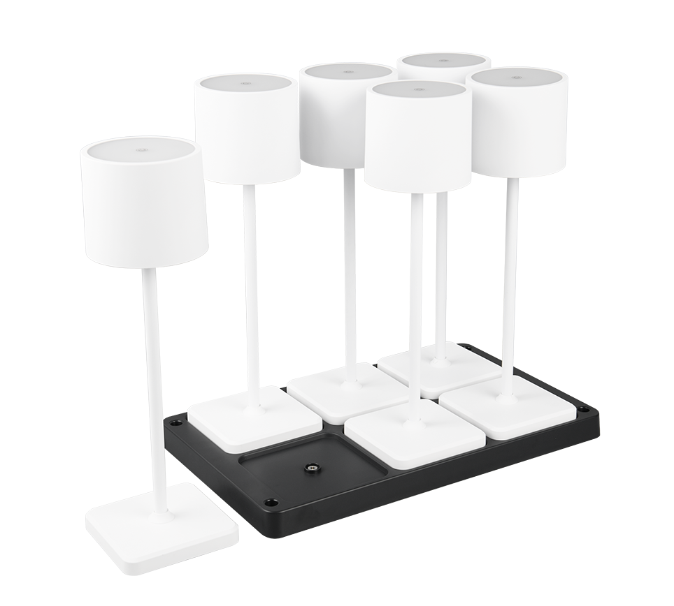 FERNANDEZ | Table lamp | White mat | Plastic