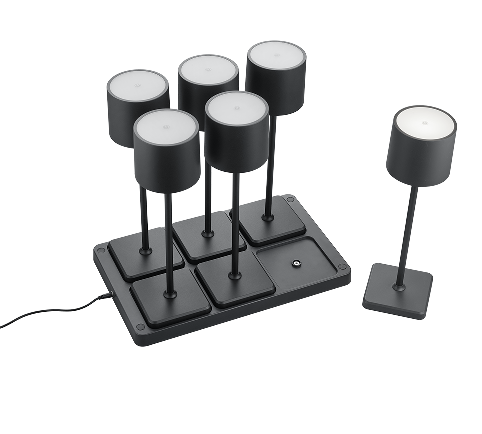 FERNANDEZ | Table lamp | Black mat | Plastic
