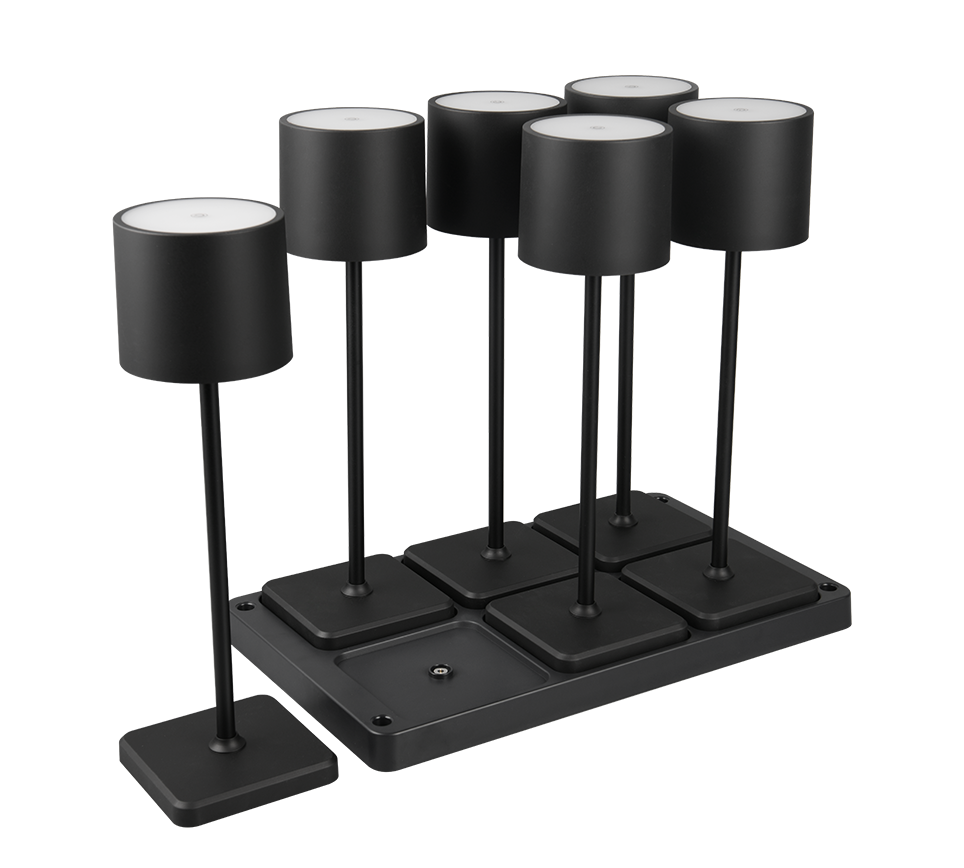 FERNANDEZ | Table lamp | Black mat | Plastic
