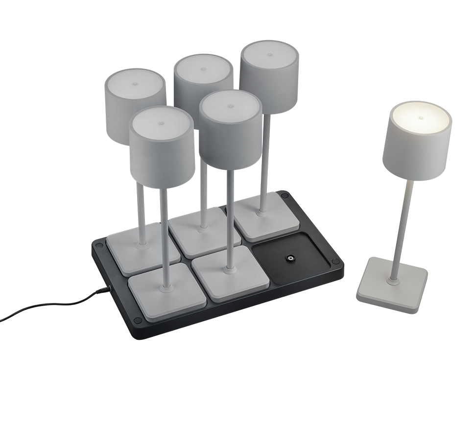 FERNANDEZ | Table lamp | Ultimate grey | Plastic