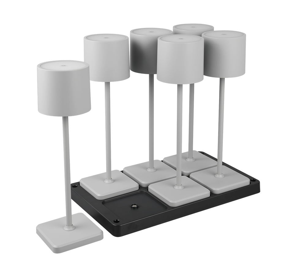 FERNANDEZ | Table lamp | Ultimate grey | Plastic