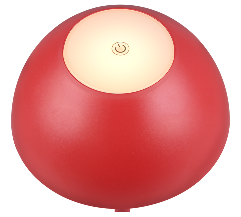 RICARDO | Table lamp | Red | Plastic