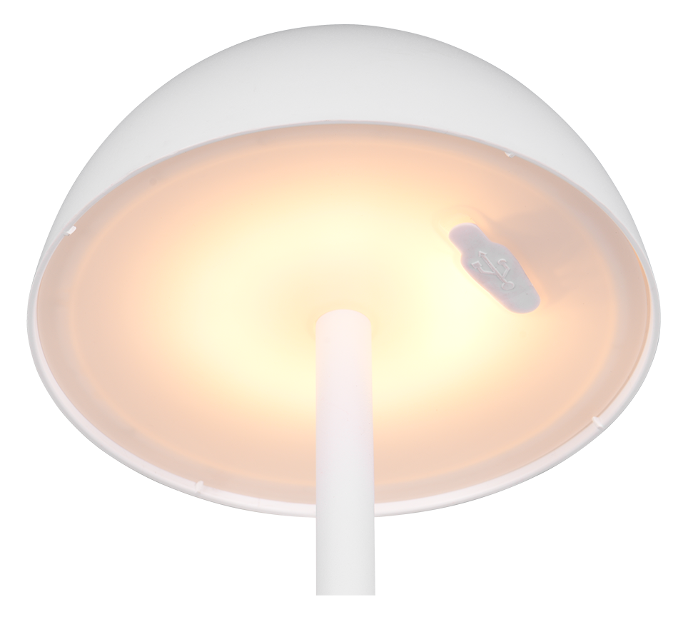 RICARDO | Table lamp | White mat | Plastic