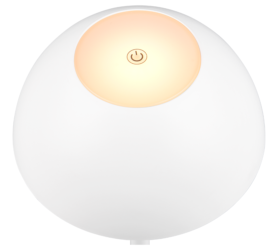 RICARDO | Table lamp | White mat | Plastic