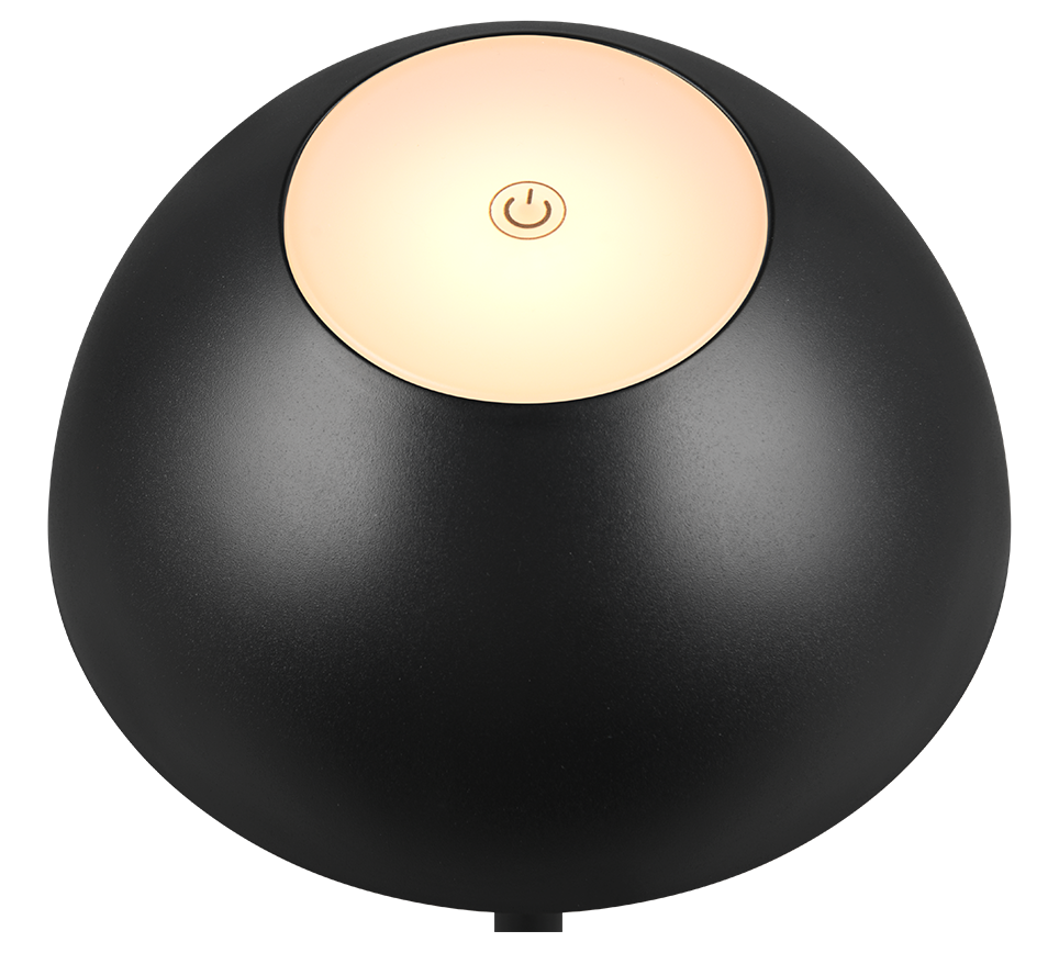 RICARDO | Table lamp | Black mat | Plastic