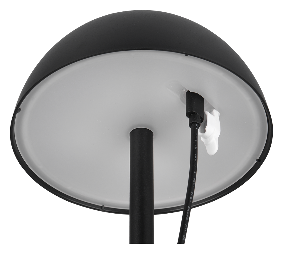 RICARDO | Table lamp | Black mat | Plastic