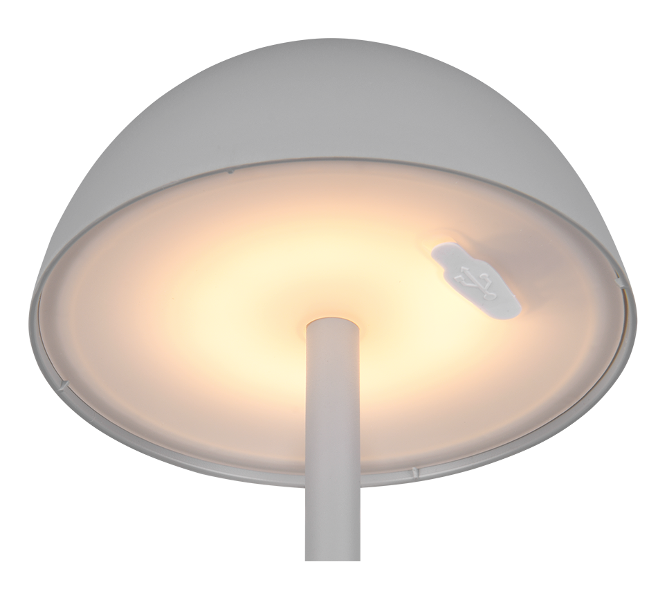 RICARDO | Table lamp | Ultimate grey | Plastic