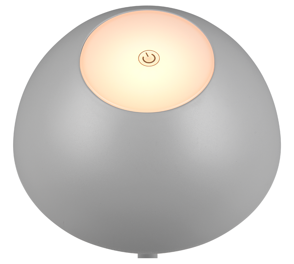 RICARDO | Table lamp | Ultimate grey | Plastic