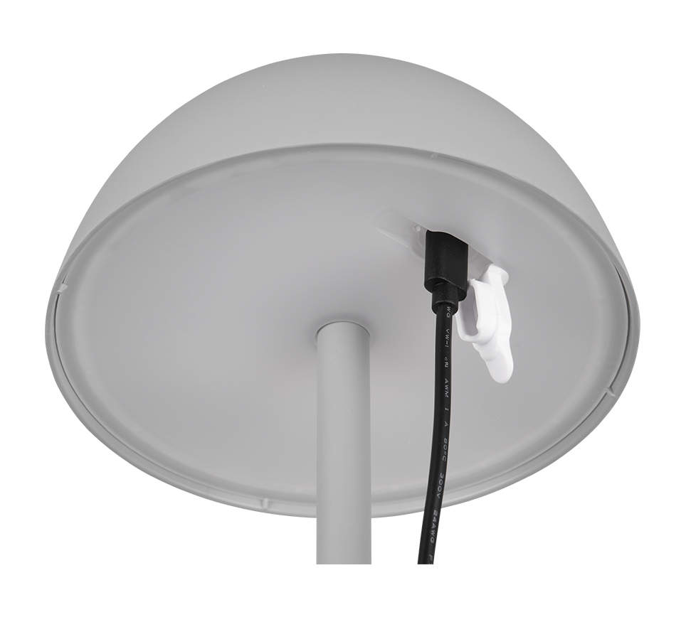 RICARDO | Table lamp | Ultimate grey | Plastic