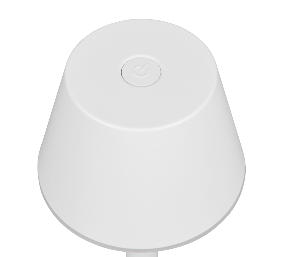 VIDAL | Table lamp | White mat | Plastic