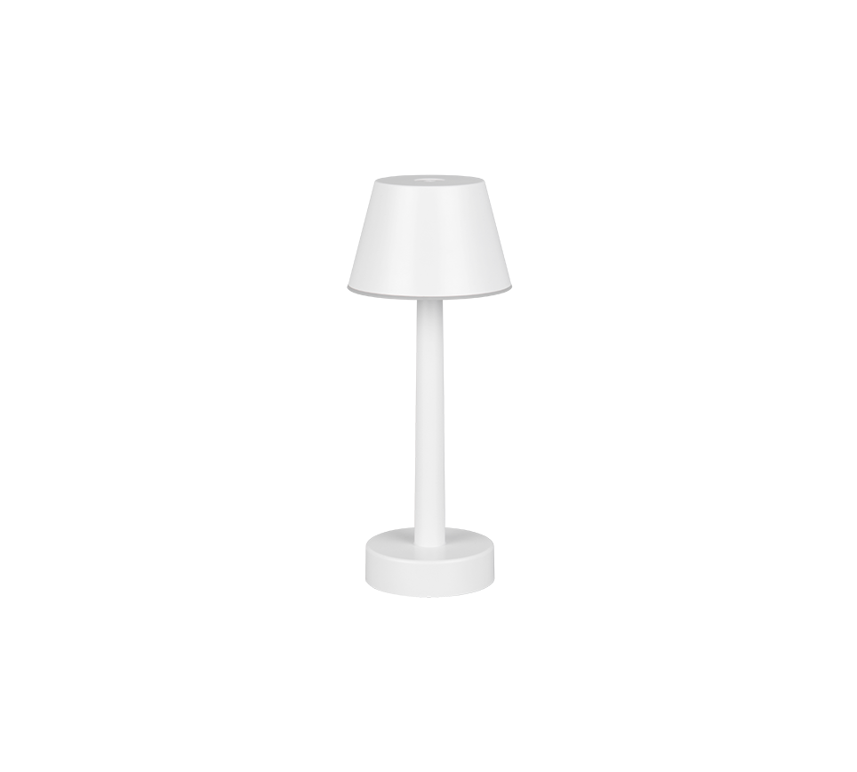 VIDAL | Table lamp | White mat | Plastic