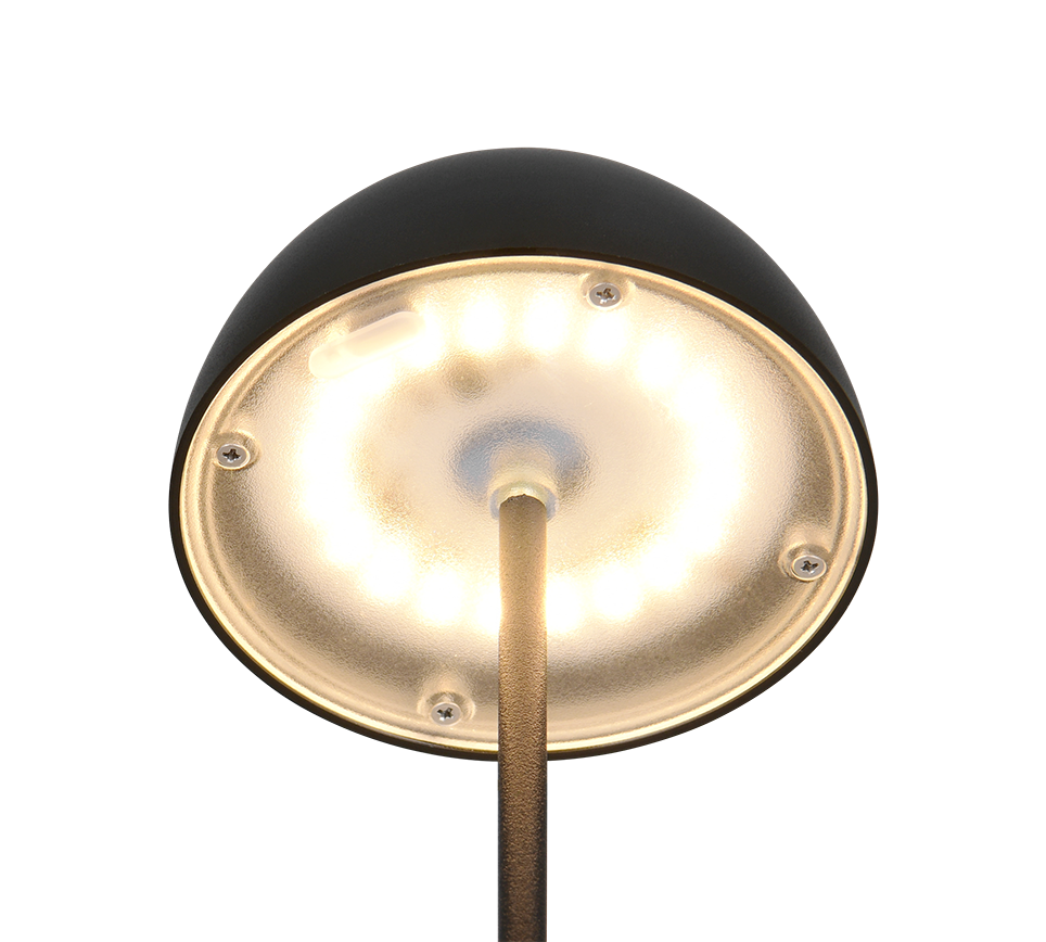 ORTIZ | Table lamp | Black mat | Plastic