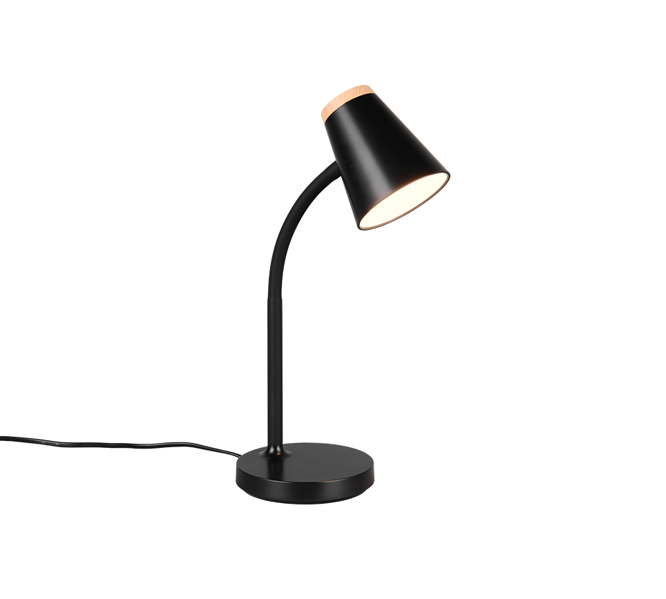 PONGO | Table lamp | Black | Plastic