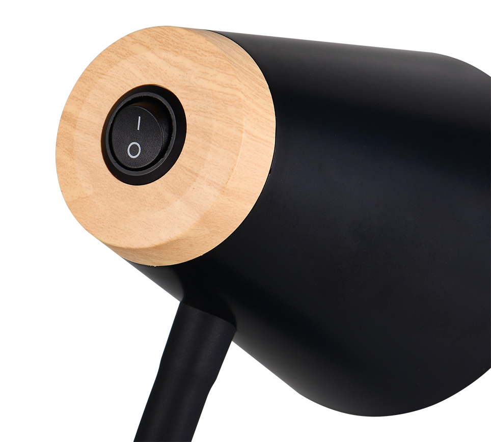 PONGO | Table lamp | Black | Plastic