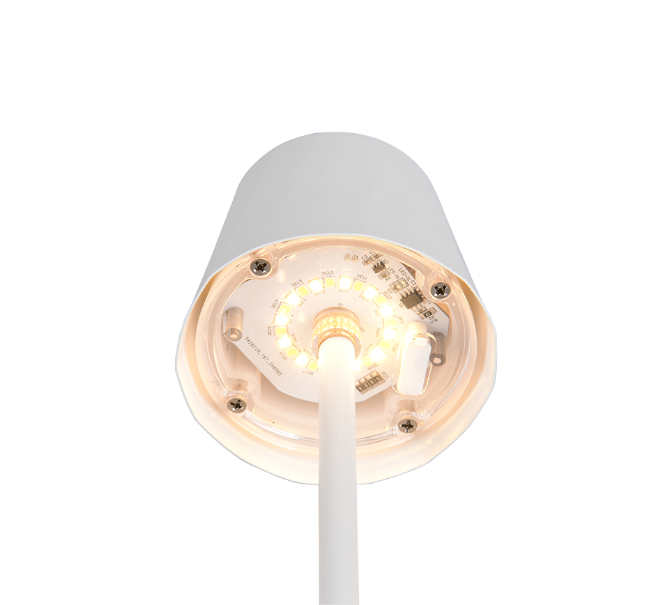 DIAZ | Table lamp | White mat | Metal