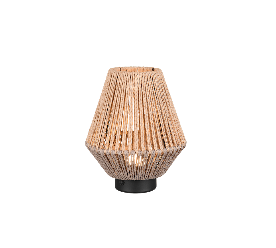 LIRA | Table lamp | Brown | Papiergarn