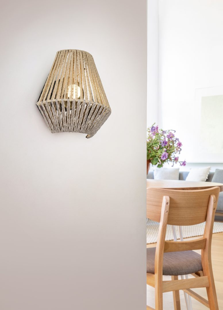 LIRA | Table lamp | Brown | Papiergarn