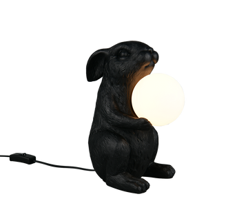 RABBIT | Table lamp | Black | Polyresin