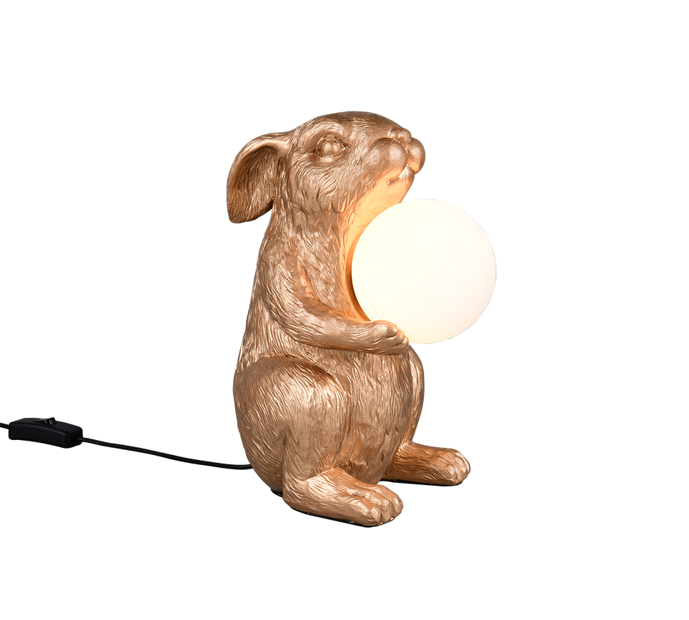 RABBIT | Table lamp | Gold | Polyresin
