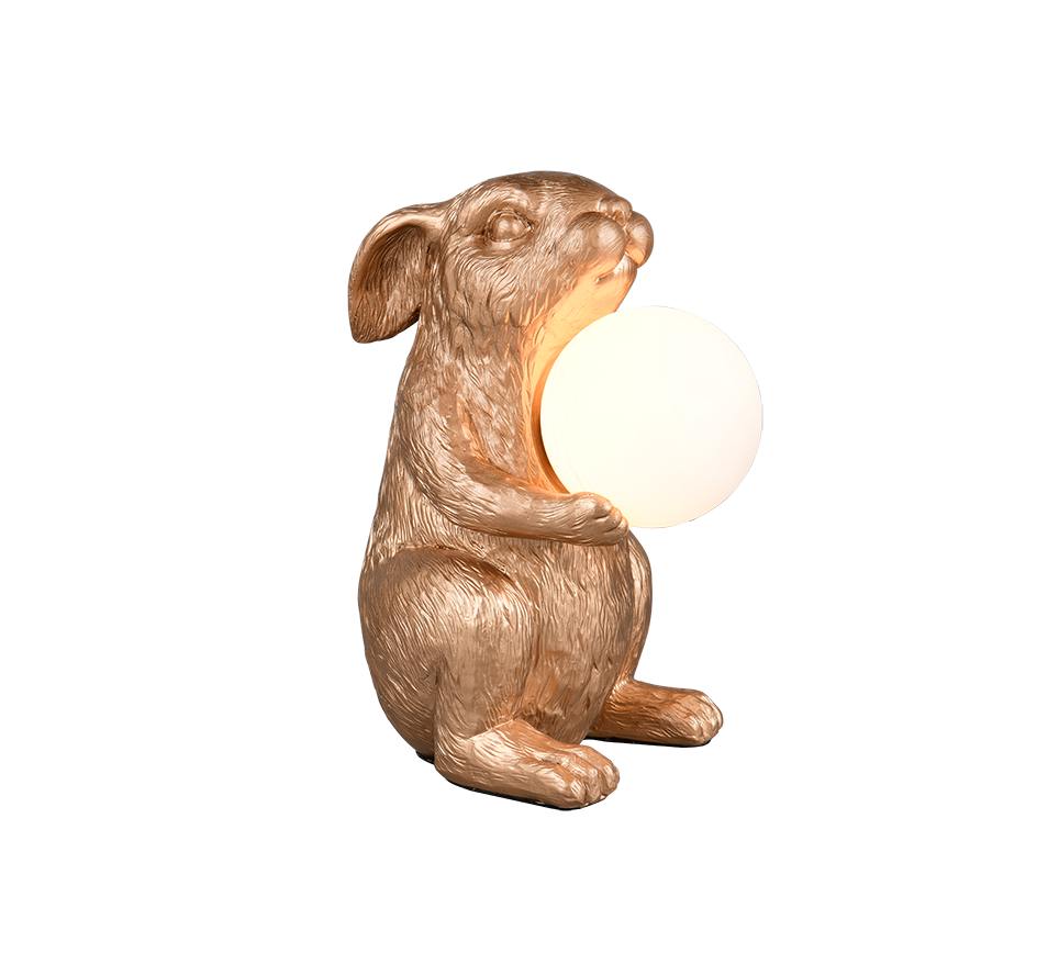 RABBIT | Table lamp | Gold | Polyresin