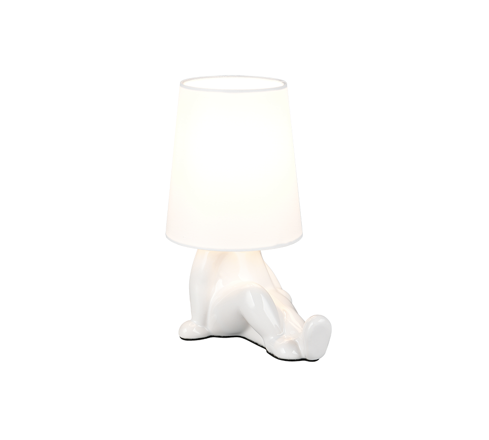HUMA | Table lamp | White | Ceramic