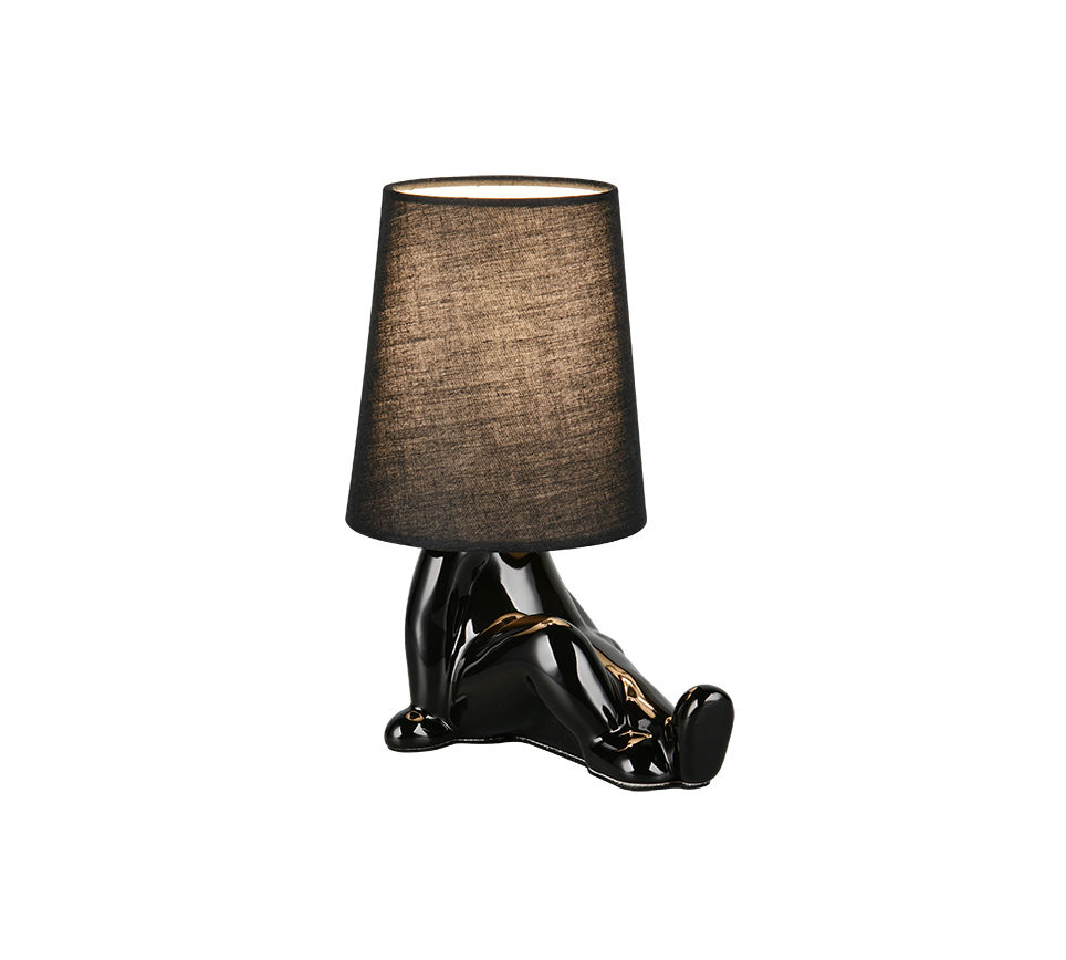 HUMA | Table lamp | Black | Ceramic