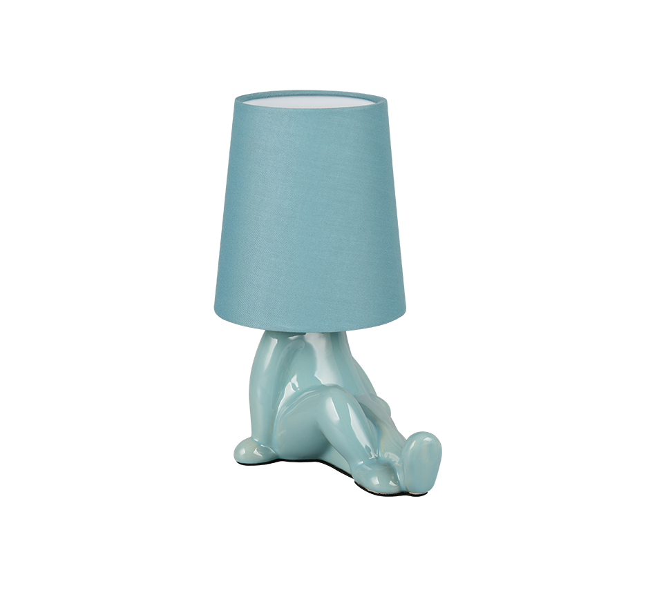 HUMA | Table lamp | Blue | Ceramic