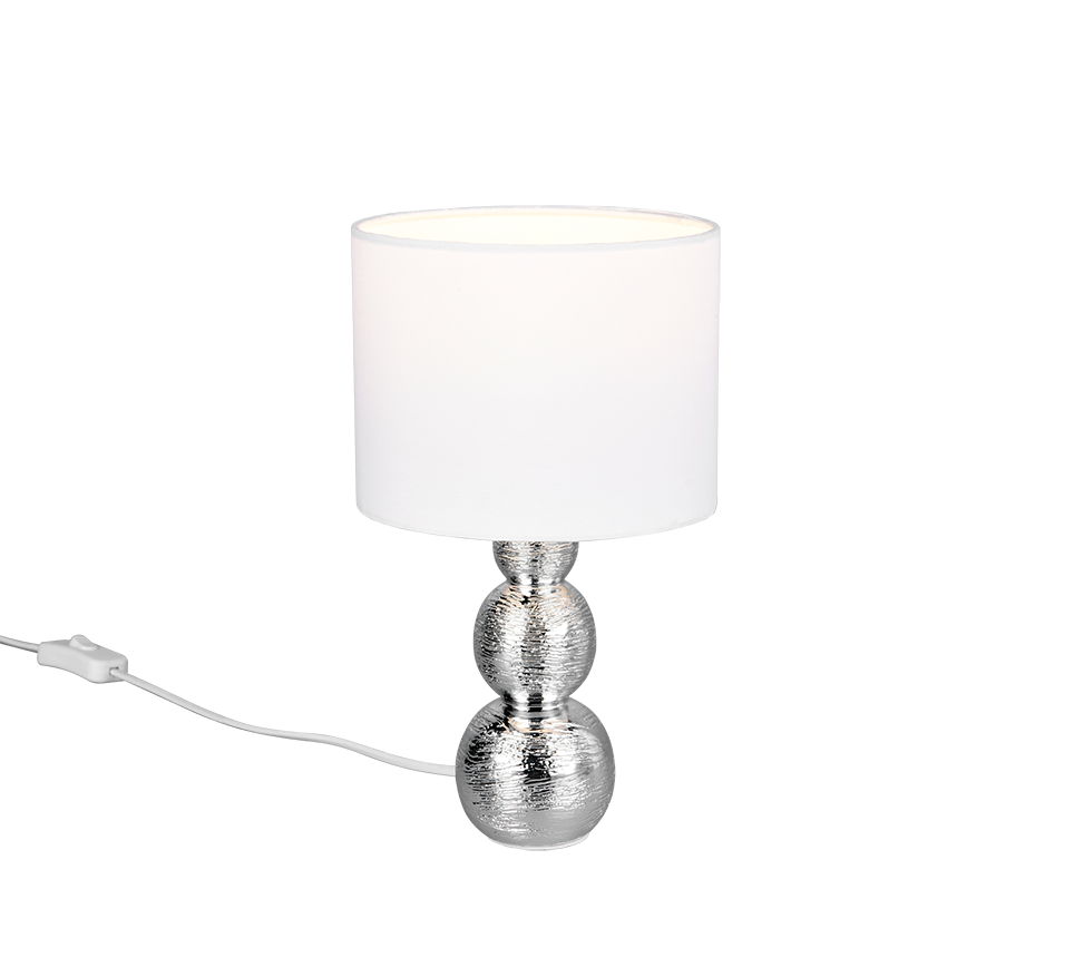 LOVA | Table lamp | Silver | Ceramic