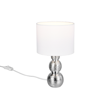LOVA | Table lamp | Silver | Ceramic