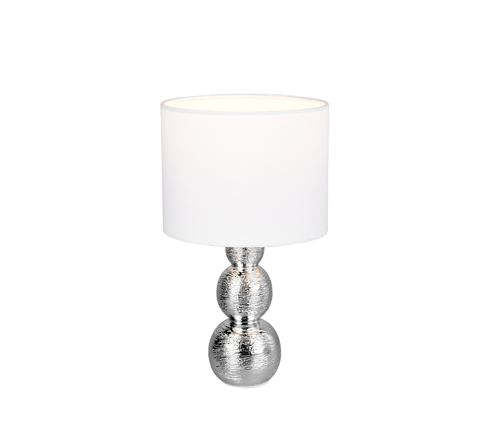LOVA | Table lamp | Silver | Ceramic