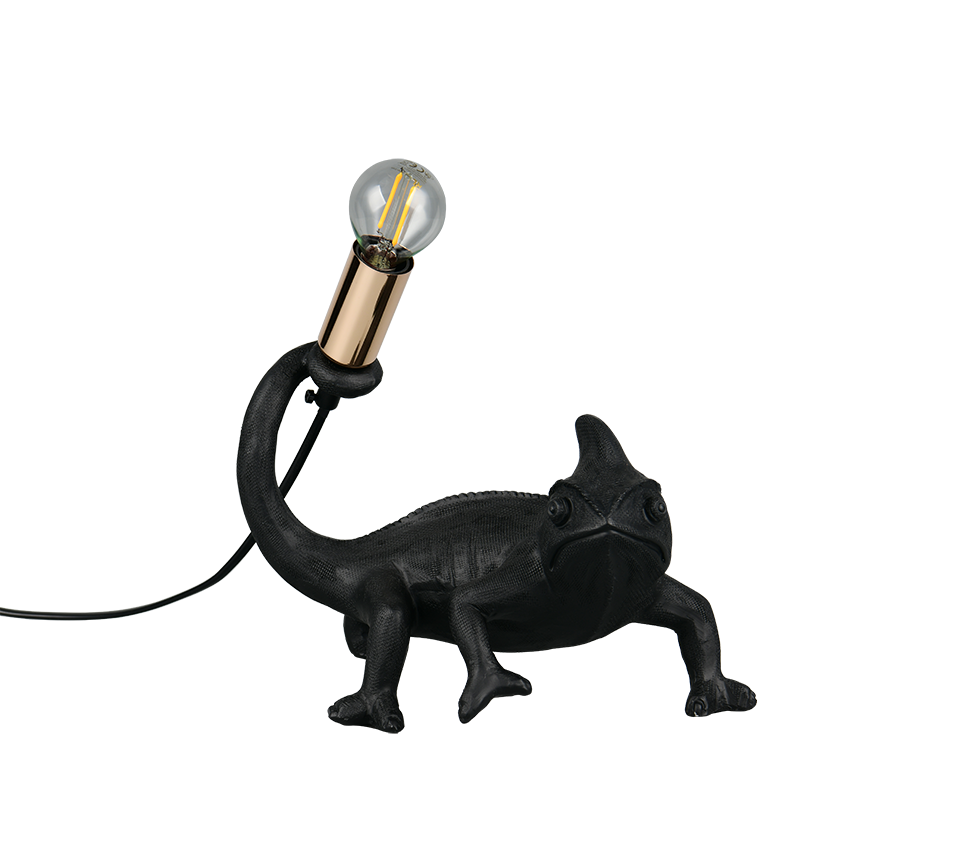 CRAWLY | Table lamp | Black | Polyresin