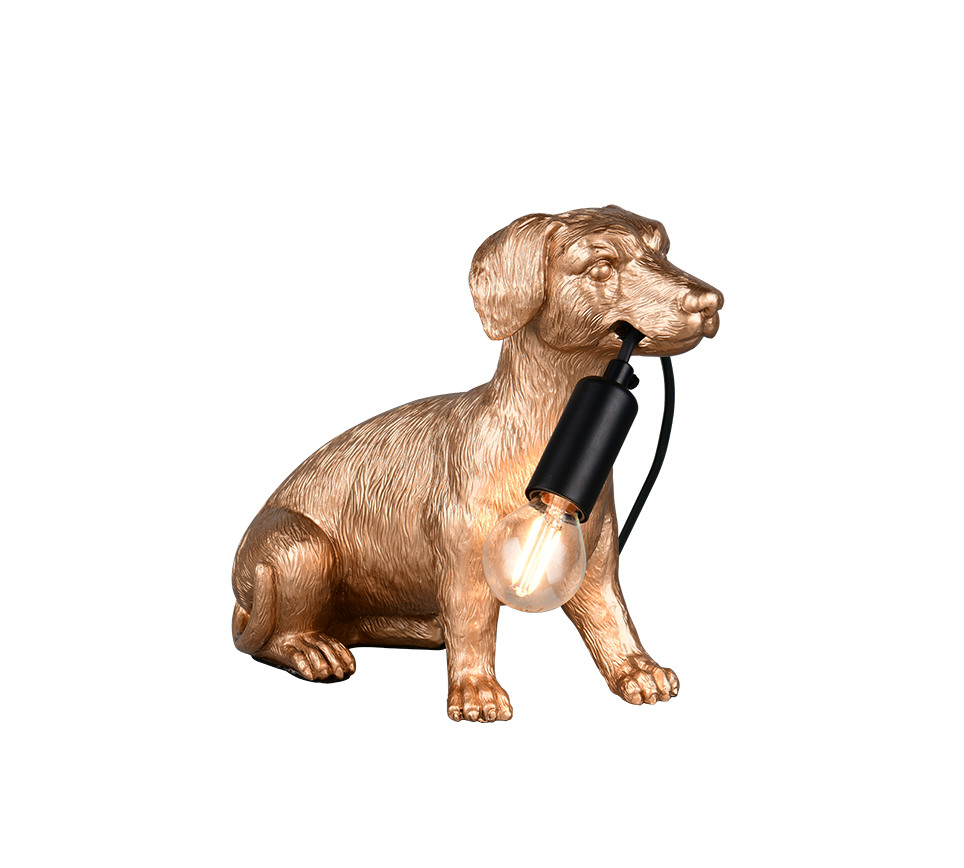 RUDI | Table lamp | Gold | Polyresin
