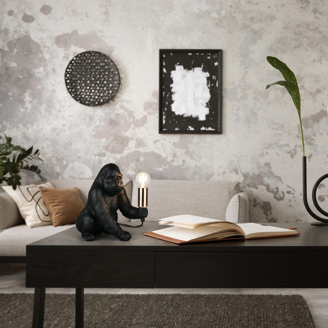 KONG | Table lamp | Black | Polyresin