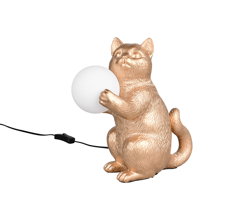GATIO | Table lamp | Gold | Polyresin