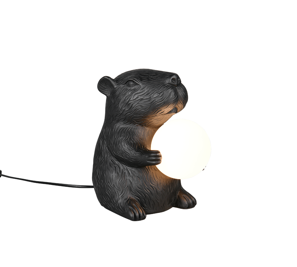CAPI | Table lamp | Black | Polyresin