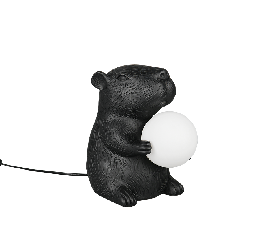 CAPI | Table lamp | Black | Polyresin