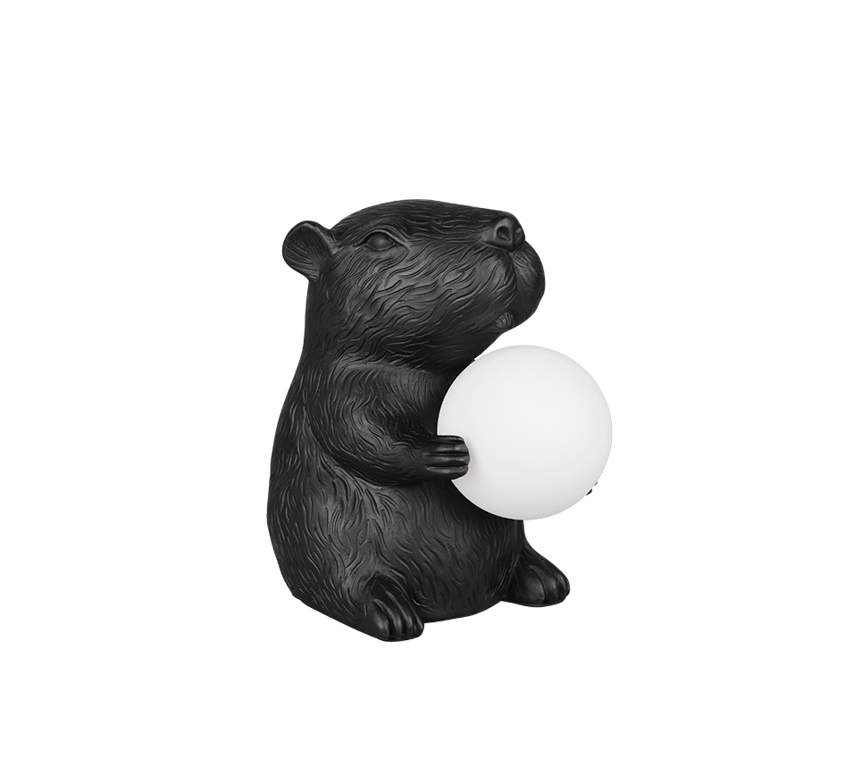 CAPI | Table lamp | Black | Polyresin