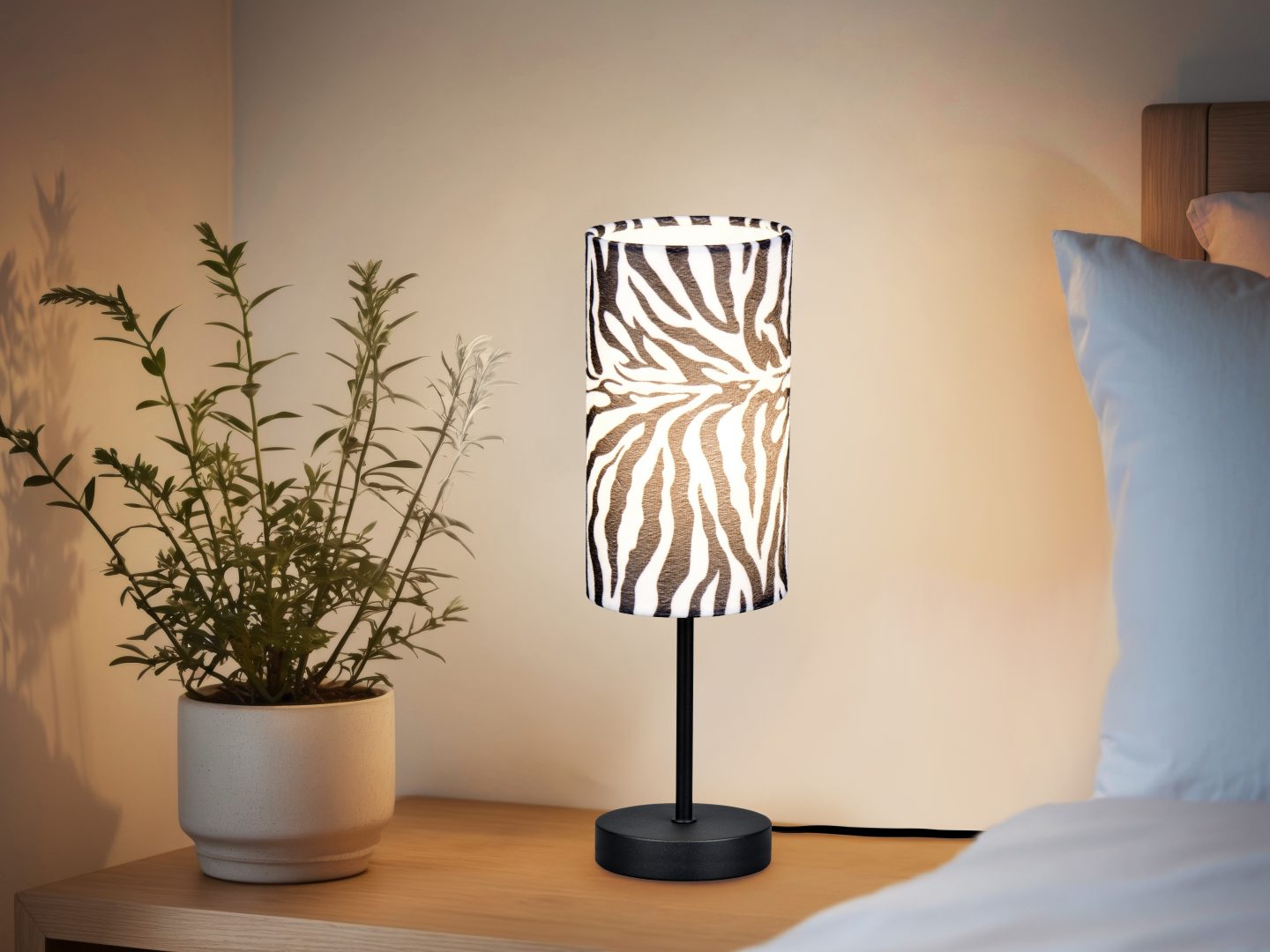 ZEBARA | Table lamp | Black mat | Metal