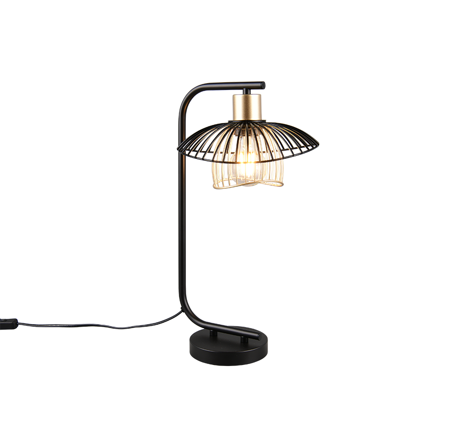 LAURIS | Table lamp | Black mat | Metal
