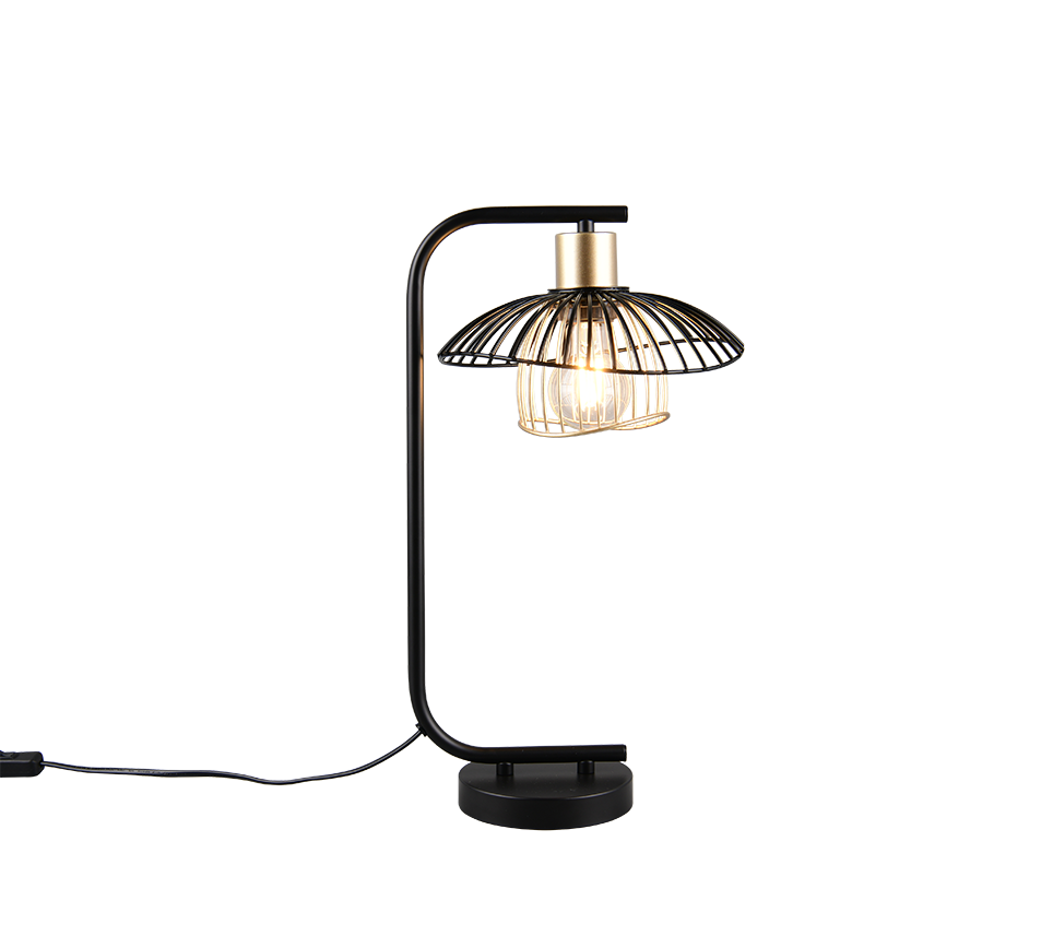 LAURIS | Table lamp | Black mat | Metal