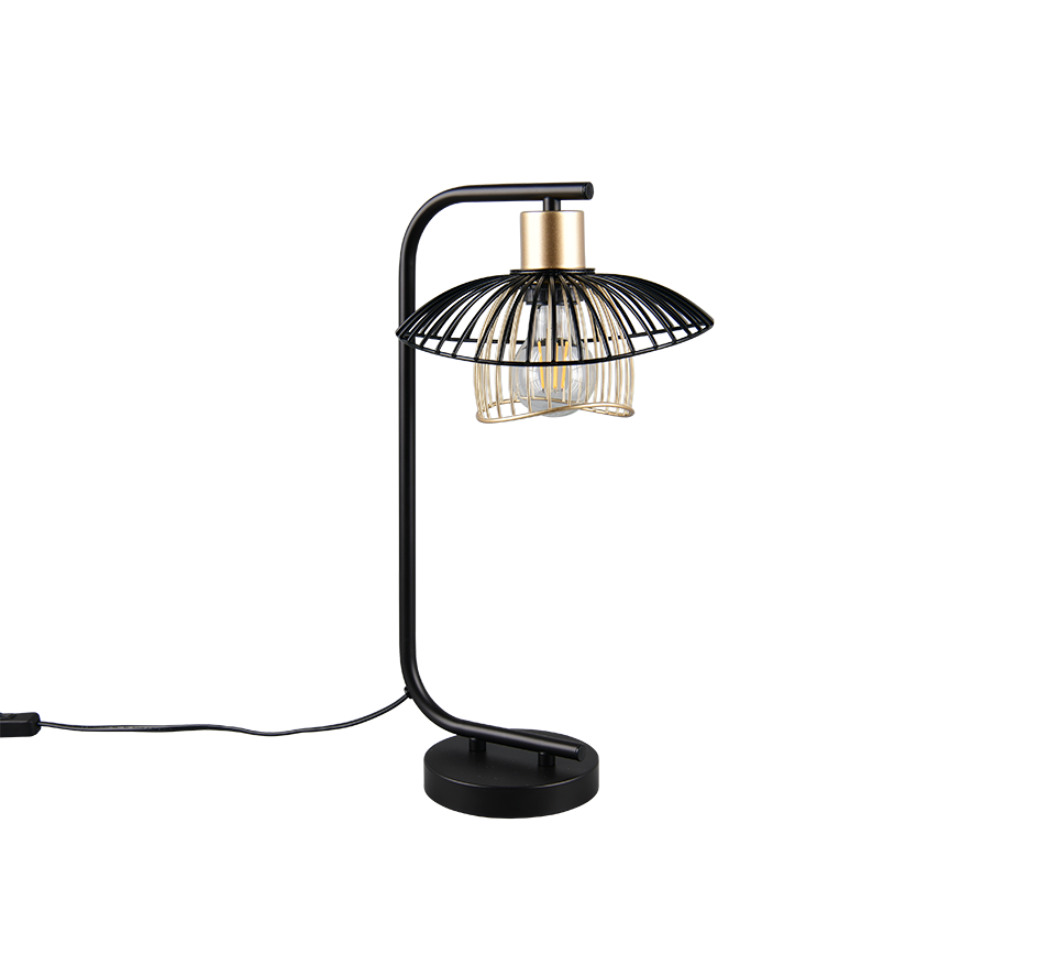 LAURIS | Table lamp | Black mat | Metal