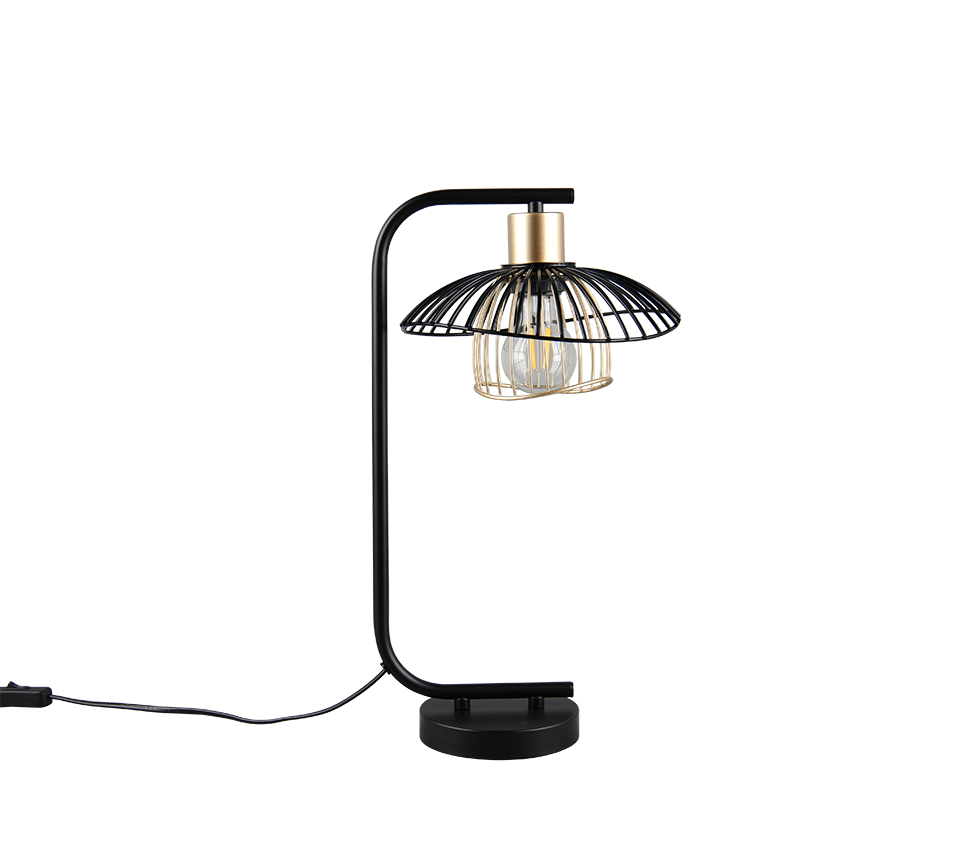 LAURIS | Table lamp | Black mat | Metal